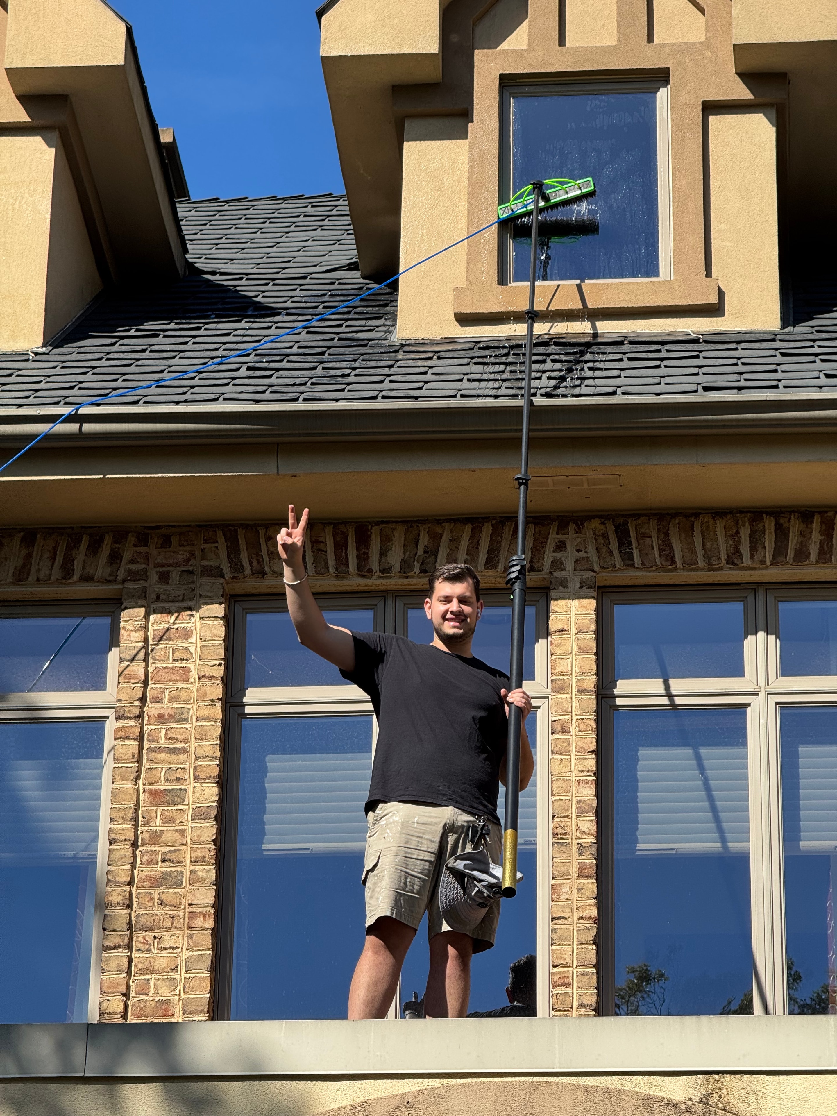 Residential window cleaning service